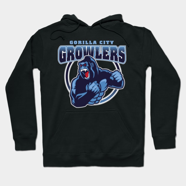 Gorilla City Growlers Hoodie by MindsparkCreative